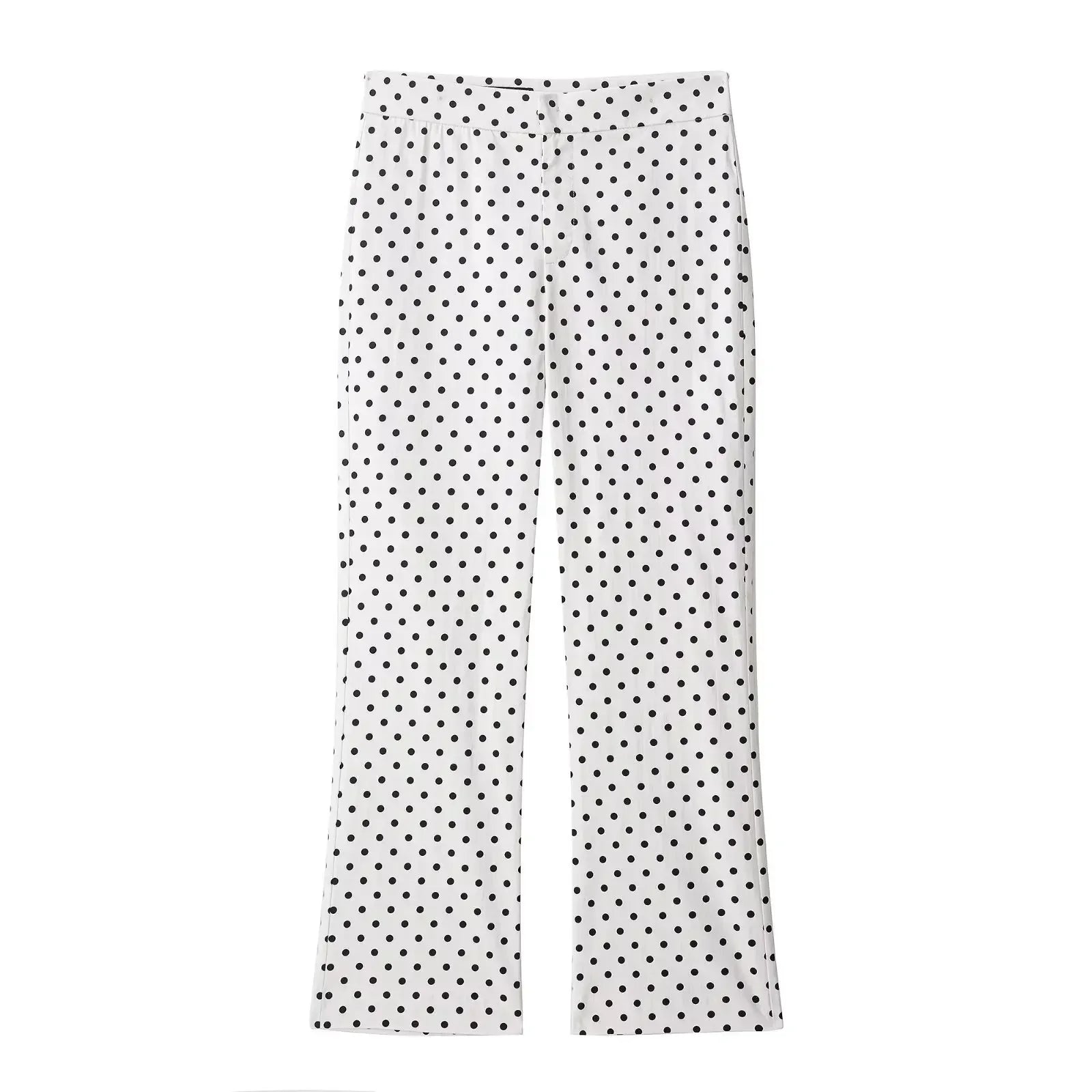 TARUXY Fashion Polka Dot Print Jacket Coat Women's Stand Collar Long Sleeved Workwear Coat Ins Hot Short Casual Female Jackets LadyShow.Store