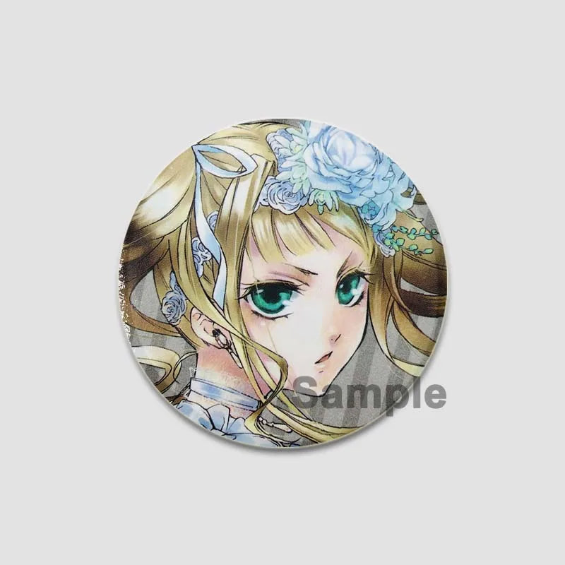 58MM Cartoon Comics Black Butler Creative DIY Badge Tinplate Plastic Pins Button Brooches for Backpack Accessories Jewelry Gifts Pi-Mart