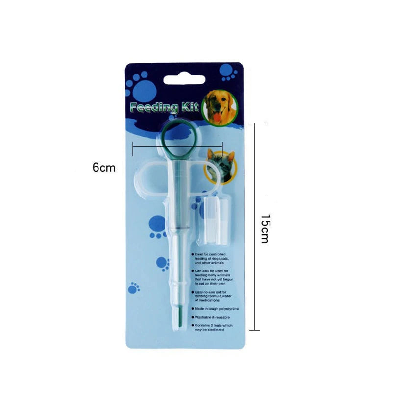 Pet feeding syringe safe and comfortable pet cat dog feeding medicine stick deworming liquid medicine syringe pet supplies Pi-Mart