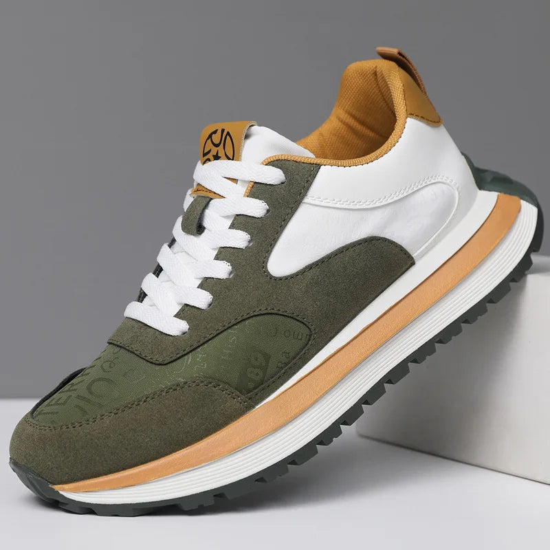 Men Shoes 2025 Spring Autumn New Fashion Comfortable Height Increase Casual Running Shoes Breathable Non Slip Platform Sneakers Pi-Mart