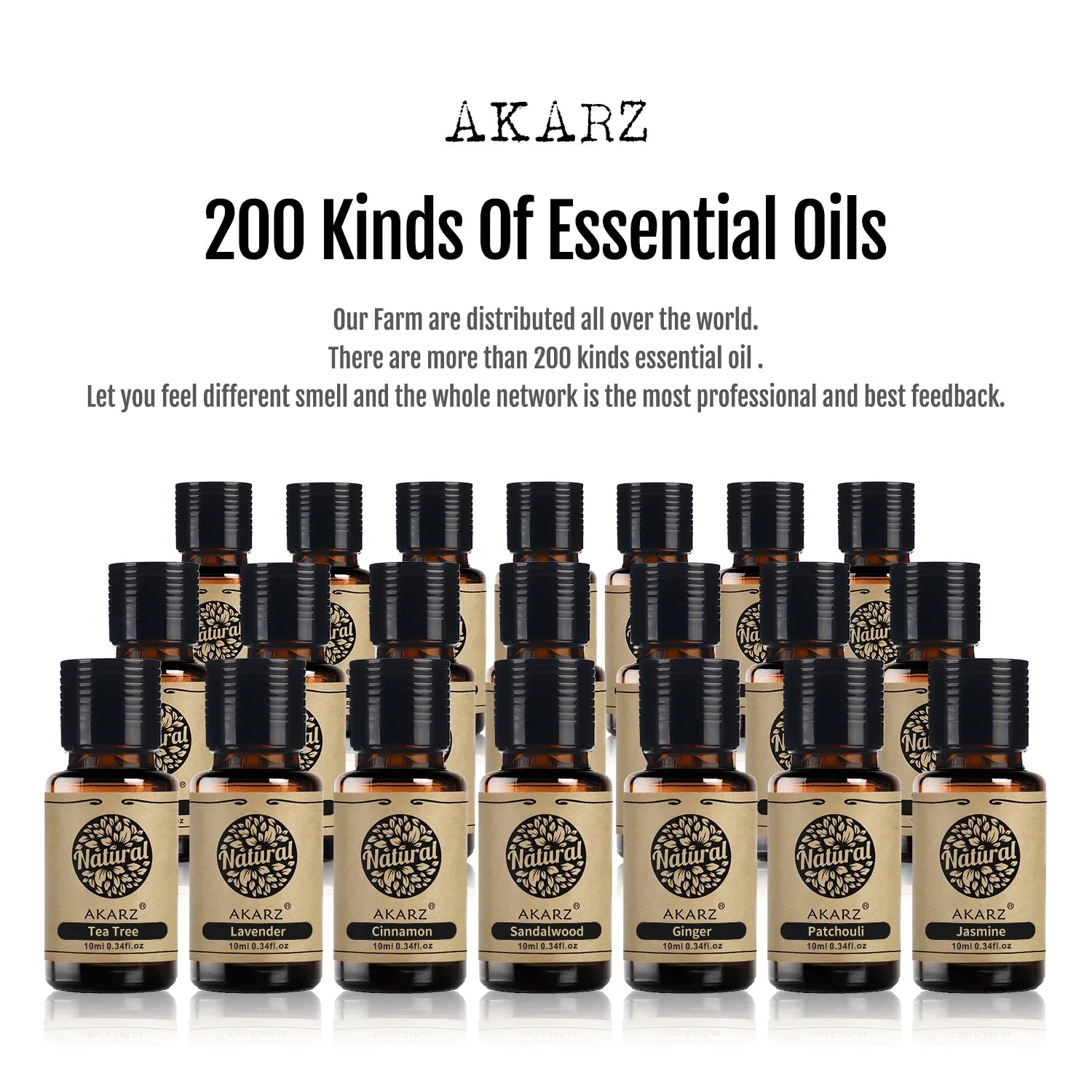 AKARZ Ginger Essential Oil Natural Aromatherapy for Skin Body Hair Care, Candle ,Soap ,Making , DIY ,Massage Aroma Ginger Oil Pi-Mart