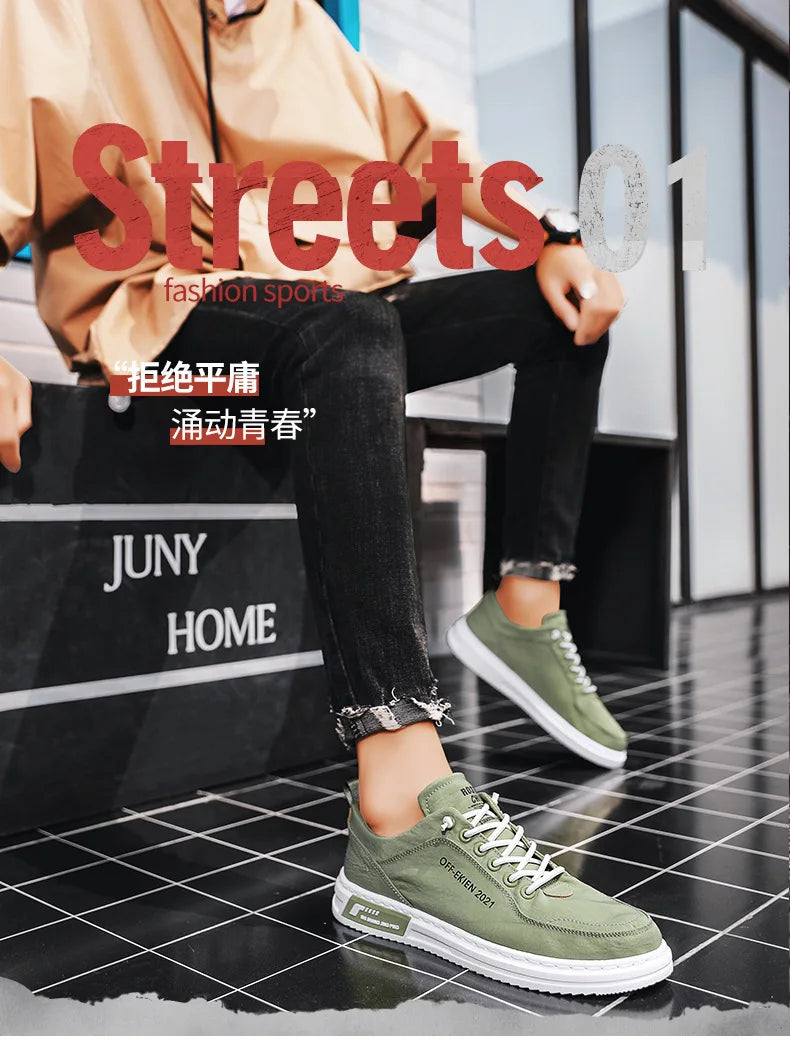Men's Flats Shoes Luxury Men's Sneakers Spring Autumn 2025 Outdoor Sport Shoes for Men Fashion Vulcanized Shoe Tenis Para Hombre Pi-Mart