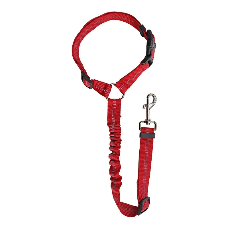 Reflective Pet Dog Car Seat Belt Puppy Collar Walking Travel Car Accessories Cat Leash Harness for Small Dogs Pet Car Supplies Pi-Mart