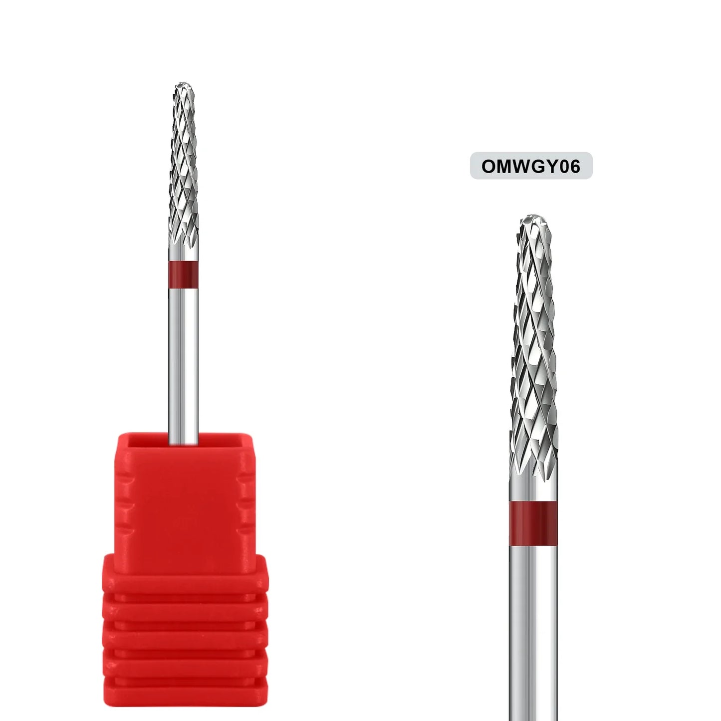 1pcs Tungsten Steel Nail Cuticle Drill Bits Carbide Rotate Electric Ceramic Milling Cutter For Manicure Gel Polish Remover Tri Light Beauty