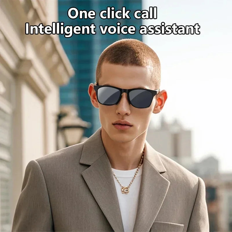 Lenovo Smart Glasses Touch Control Camera 8K HD Recording Bluetooth Call Voice Assistant Translator AI Glasses for Adults New LadyShow.Store