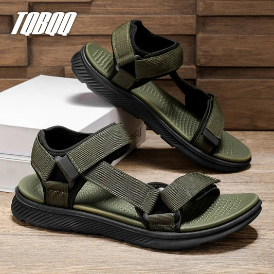 TQBQQ Men's Sandals Lightweight Non-Slip Quick Dry Beach Walking Travel Outdoor Water Friendly Cushioned EVA Shoes LadyShow.Store