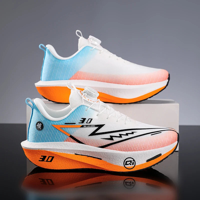 2026 Running Shoes Carbon Board Marathon Men Sports Breathable Lightweight Women's Comfy Athletic Antiskid Sneakers Casual New Pi-Mart