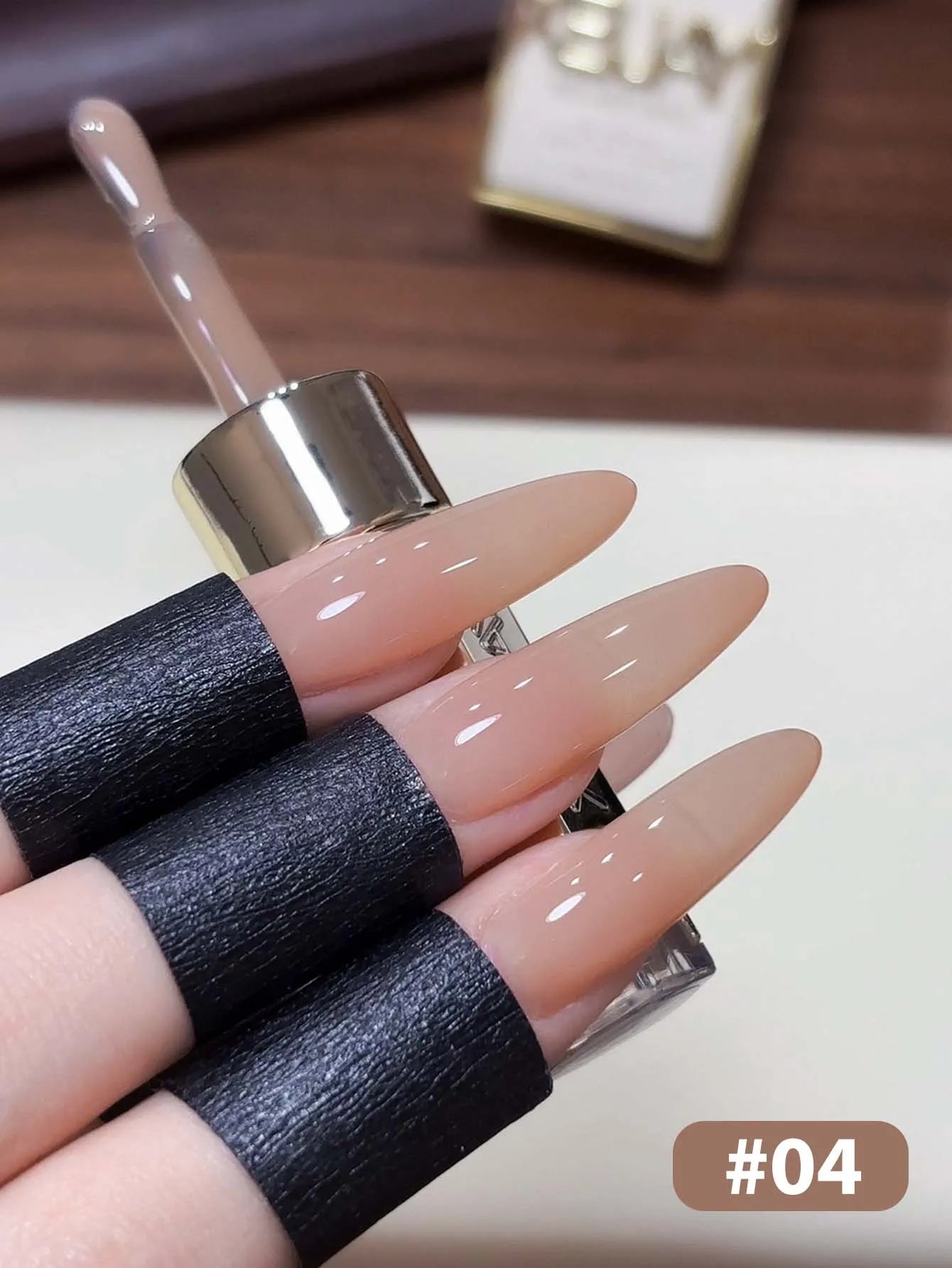 15ML Naked Nail Gel Polish Nails Gel Polish, Semi Permanent Varnish Nail Glue Soak Off UV LED Nail Polish Manicure Nail Supplies Tri Light Beauty