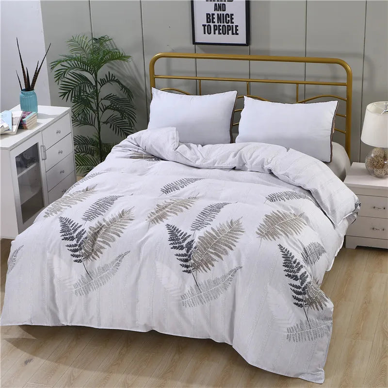 1 Piece Of Pure Natural High-Density Cotton Reactive Printing Fabric High-Quality Duvet Cover With Zipper Customizable Size Pi-Mart