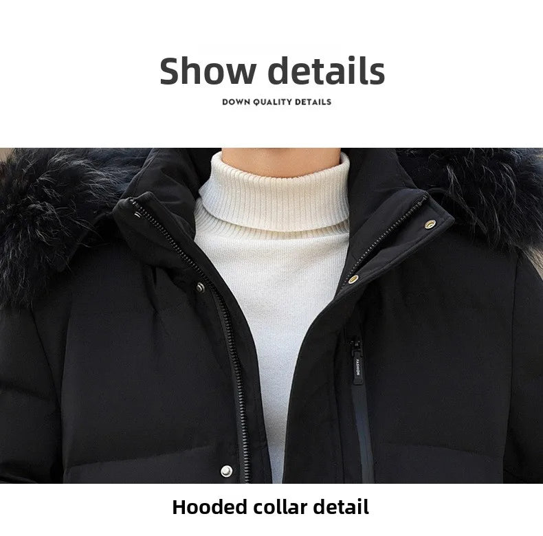 High Brand White Goose Down Jacket Coat Parka Men's Clothing Winter Padded Puffer Jackets Luxury Hooded Padding Outerwear HWY309 Pi-Mart