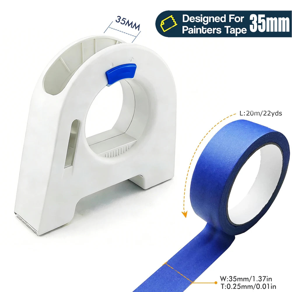 Masking Tape Applicator Tool Manual Paper Tape Dispenser for Wall Painting Caulking Aid Fall Home Renovation DIY Tool Pi-Mart