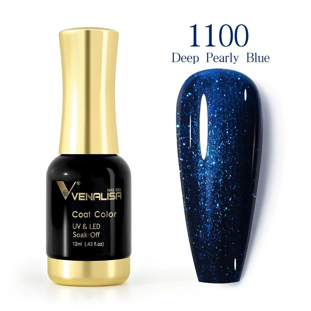 VENALISA Nail Gel Varnish TPO FREE Soak Off UV LED Organic Odorless Enamels Nail Art Colors 12ml 120Colors UV Gel Nail Polish Tri Light Beauty