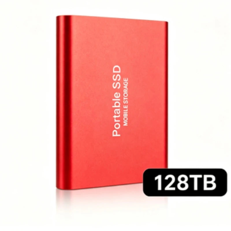 Portable External SSD, 1TB-16TB Large Capacity USB3.1 High Speed Solid State Drive, Lightweight Storage for Laptop, Desktop, Mac Pi-Mart