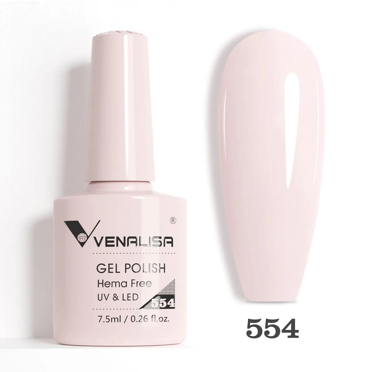 Venalisa HEMA TPO FREE Nail Gel Polish Glitter Gorgeous Full Coverage Soak Off UV LED French Nail Jelly Pink Nude Collection Tri Light Beauty