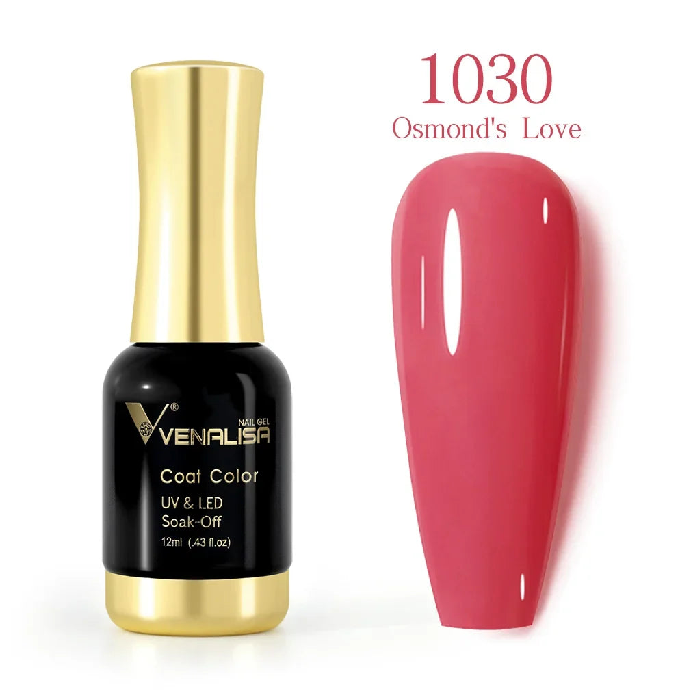 VENALISA Nail Gel Varnish TPO FREE Soak Off UV LED Organic Odorless Enamels Nail Art Colors 12ml 120Colors UV Gel Nail Polish Tri Light Beauty