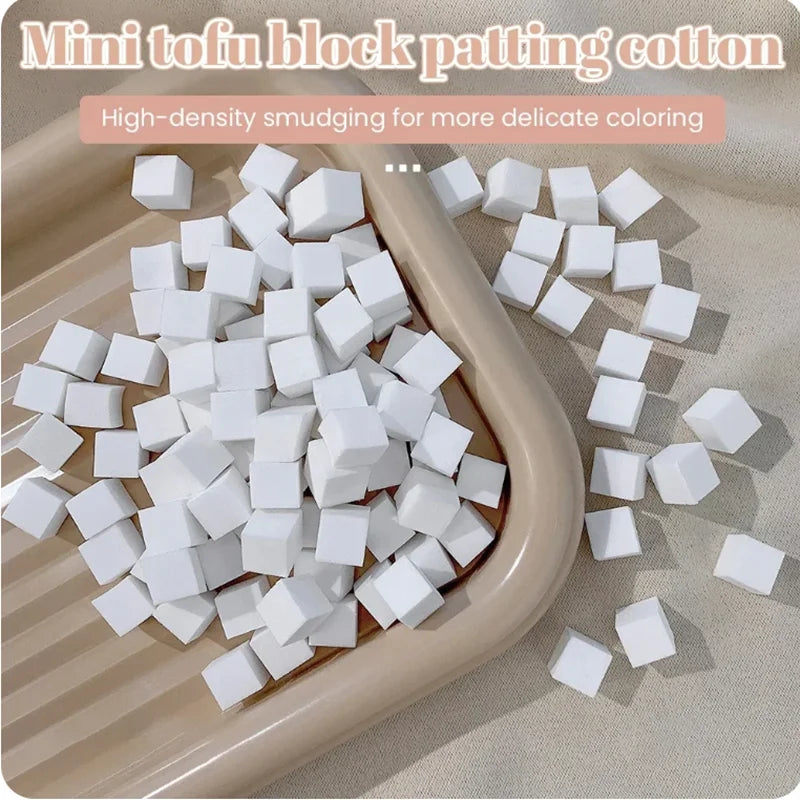 50/150pcs Sponge Gradient Nail Art Stamper Tools Gel Polish Color Gradient Brush Glitter Powder Dotting Pen For Manicure Tools Tri Light Beauty
