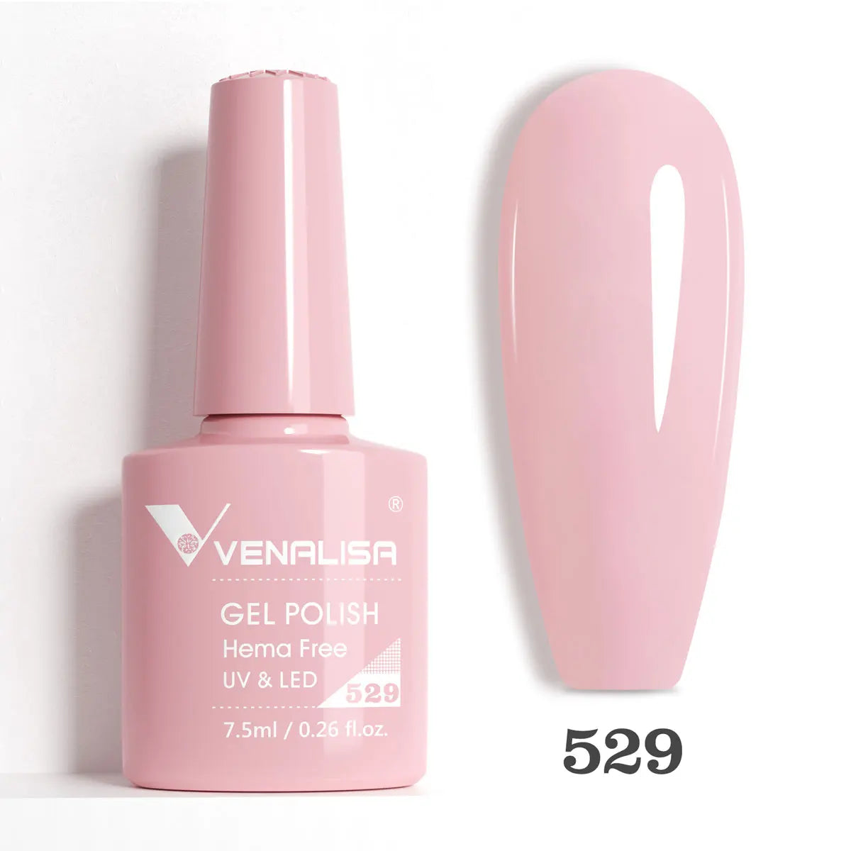 Venalisa HEMA TPO FREE Nail Gel Polish Glitter Gorgeous Full Coverage Soak Off UV LED French Nail Jelly Pink Nude Collection Tri Light Beauty