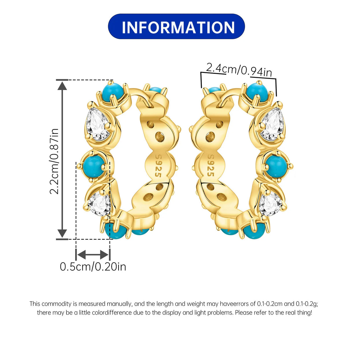 PANPOKI S925 Sterling Silver Purple Zircon Series Earrings Hoop Earrings For Women Jewelry Original Party Trendy Gifts Pi-Mart