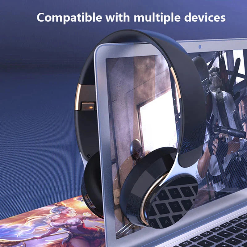 NNEOBA Wireless Bluetooth Headphone Black LuxuryLifeWay Online Store