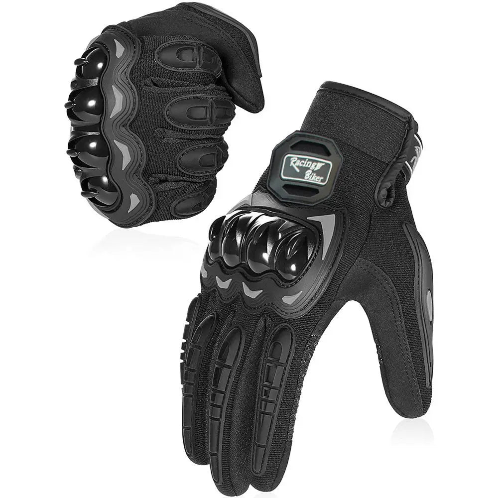 Motorcycle Racing Gloves Fall Protection Men Summer Motocross Protective Gear Breathable Blue Red Grip Palm ﻿ Pi-Mart