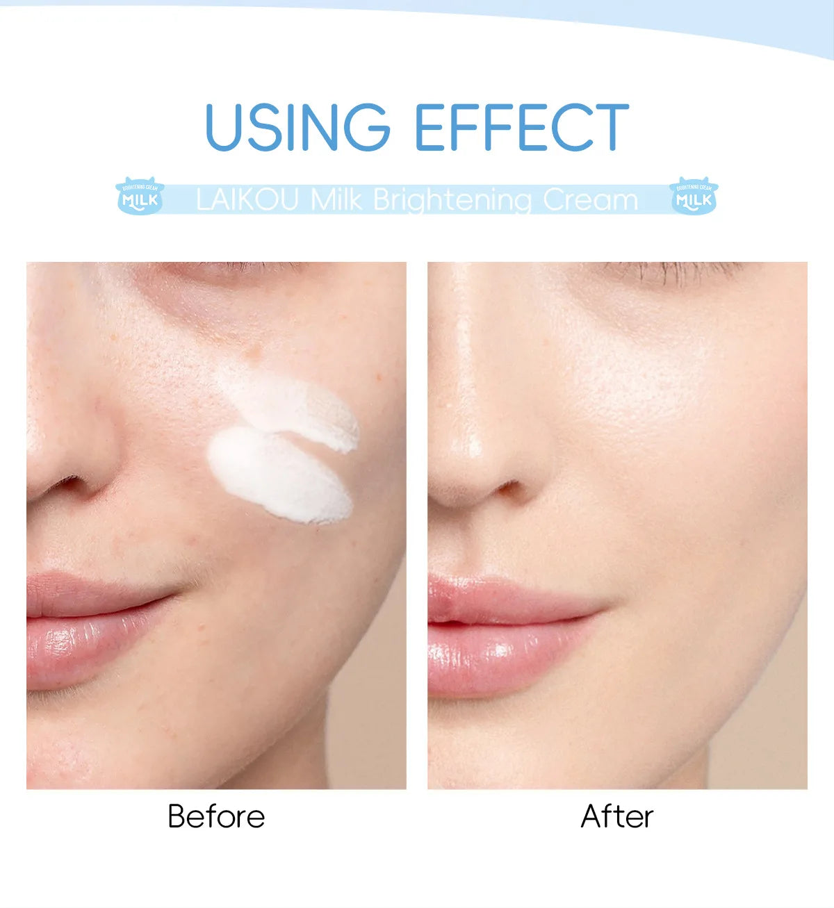 LAIKOU Milk Suyan Carem Anti Wrinkle Whitening Moisturizing Nourish Creams Beauty Aintenance Face Skin Care Cosmetic 55g Pi-Mart