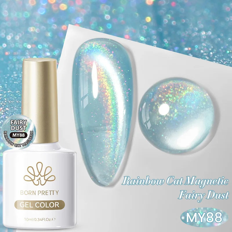 BORN PRETTY 117 Colors Cat Magnetic Gel Nail Polish 10ml Full Coverage Varnish Semi Permanent Super Gorgeous Nails Manicure Tri Light Beauty