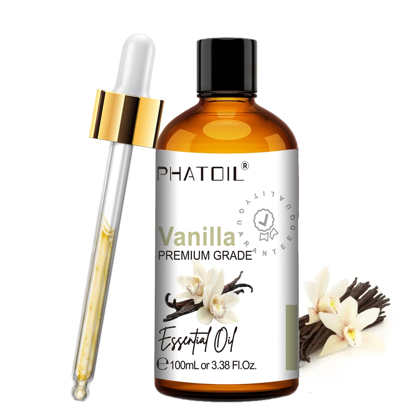 PHATOIL Natural Essential Oil for Diffuser Candle Making-100ml Sandalwood Eucalyptus Citronella Lavender Vanilla Essential Oils Pi-Mart