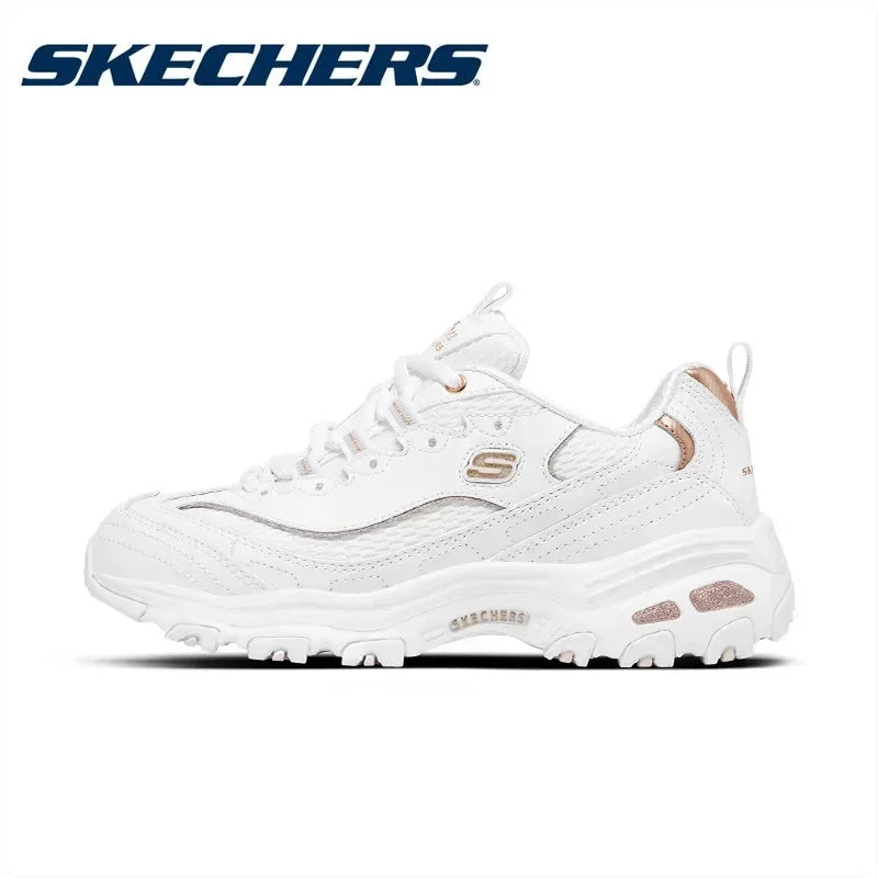 Skechers Shoes for Women D‘LITES Classic Dad Shoes Casual Comfortable Breathable Female Chunky Sneakers skerchers para mujeres Pi-Mart
