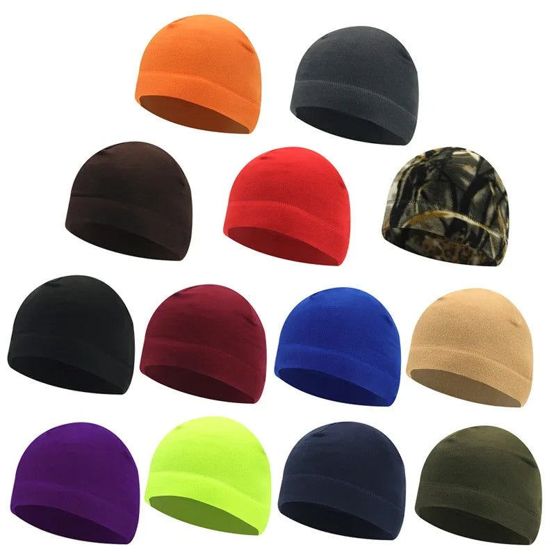 Outdoor Fleece Sports Hat Fishing Cycling Hunting Military Tactical Men Women Warm Windproof Winter Camping Hiking Caps Pi-Mart