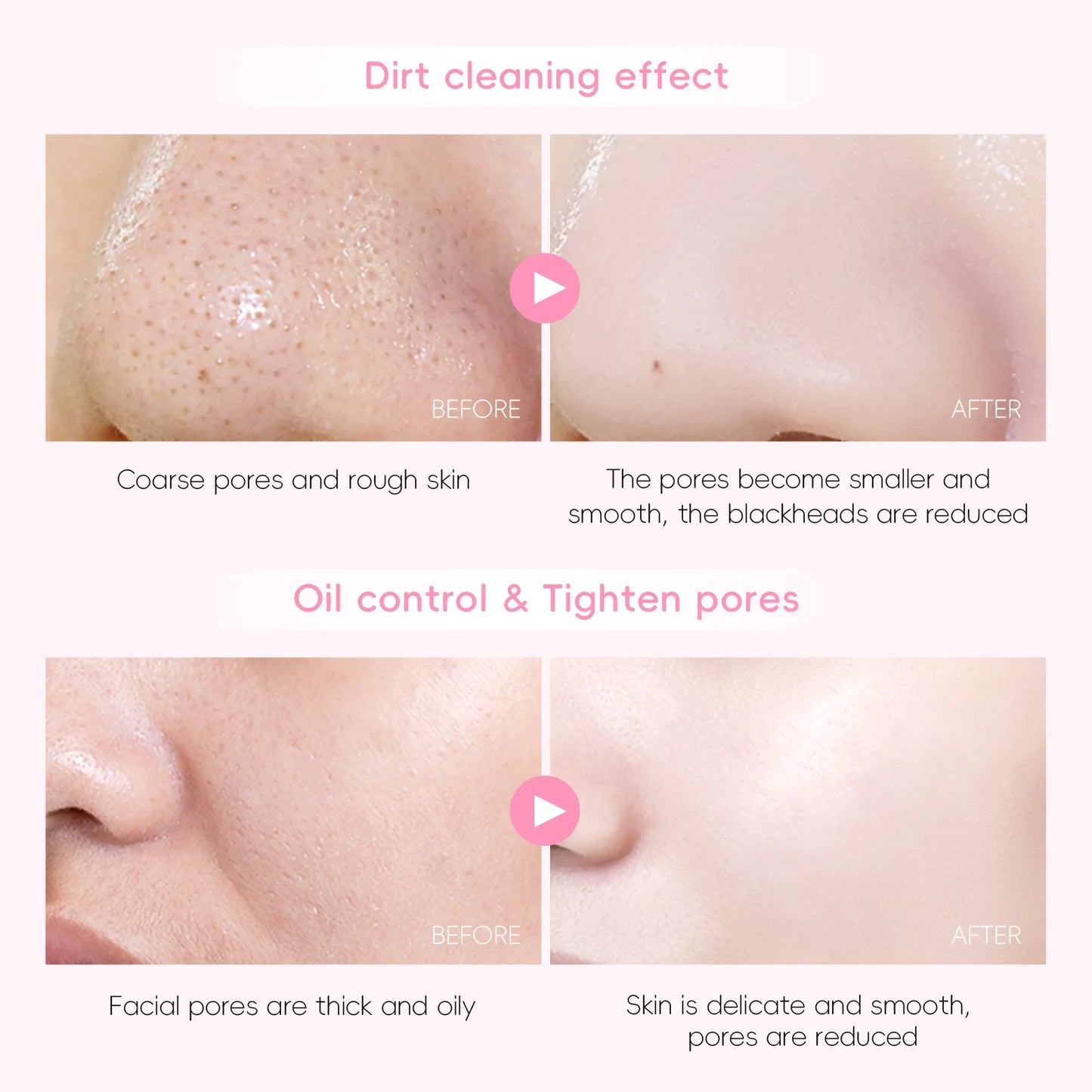 LAIKOU Japan Sakura Clay Mud Mask Hydrating Gentle Cleansing Refreshing Oil Balancing Daily Facial Skin Care Mask 5g Pi-Mart