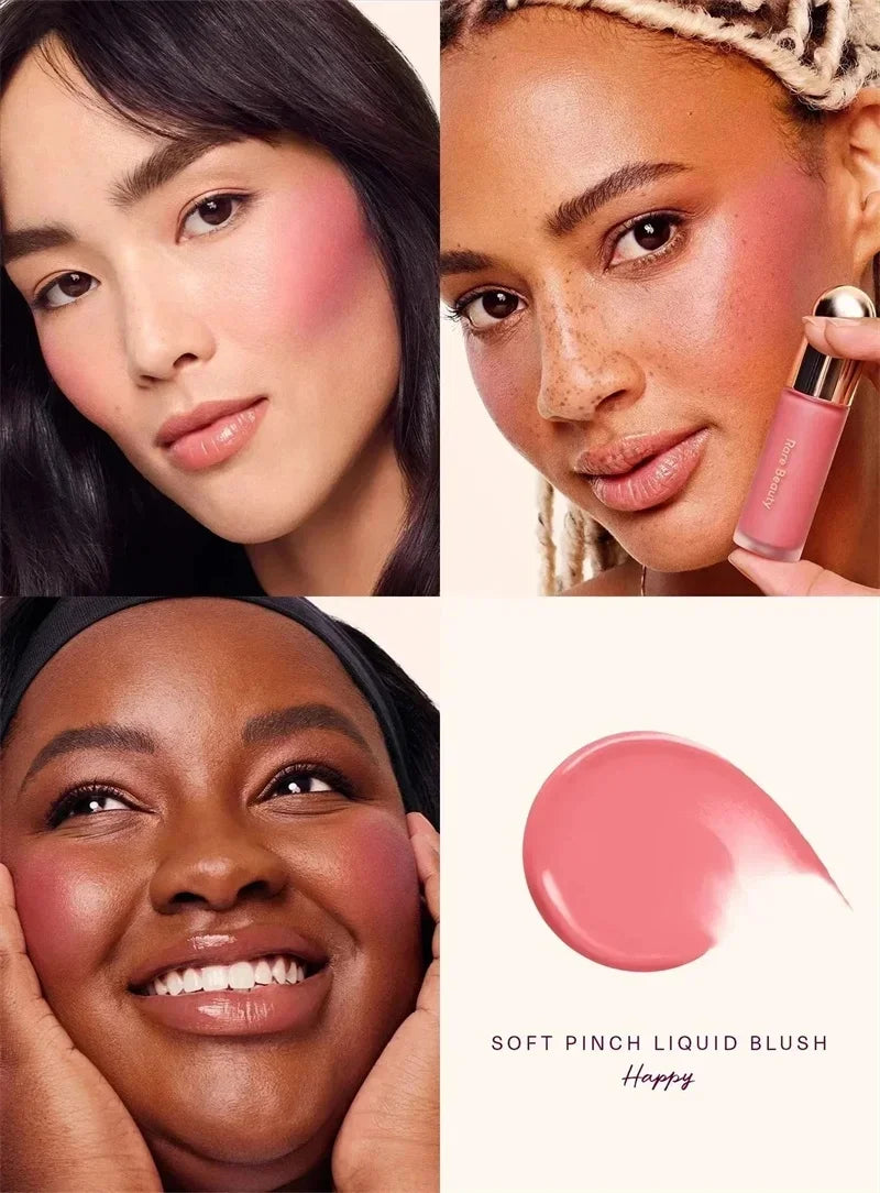 Rare Beauty Light Silky Touch Highlighter Soft Pinch Liquid Blusher Positive Light Lqiuid Luminizer Lasting Oil Control Makeup LadyShow.Store