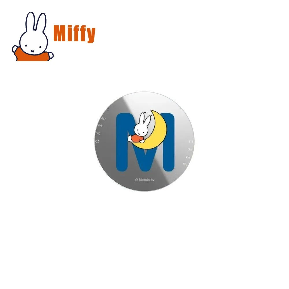 Kawaii Miffy Magnetic Phone Stand Cute Mirror Surface Foldable Portable Desk Holder Smartphone Viewing Streaming Girl Gift Pi-Mart