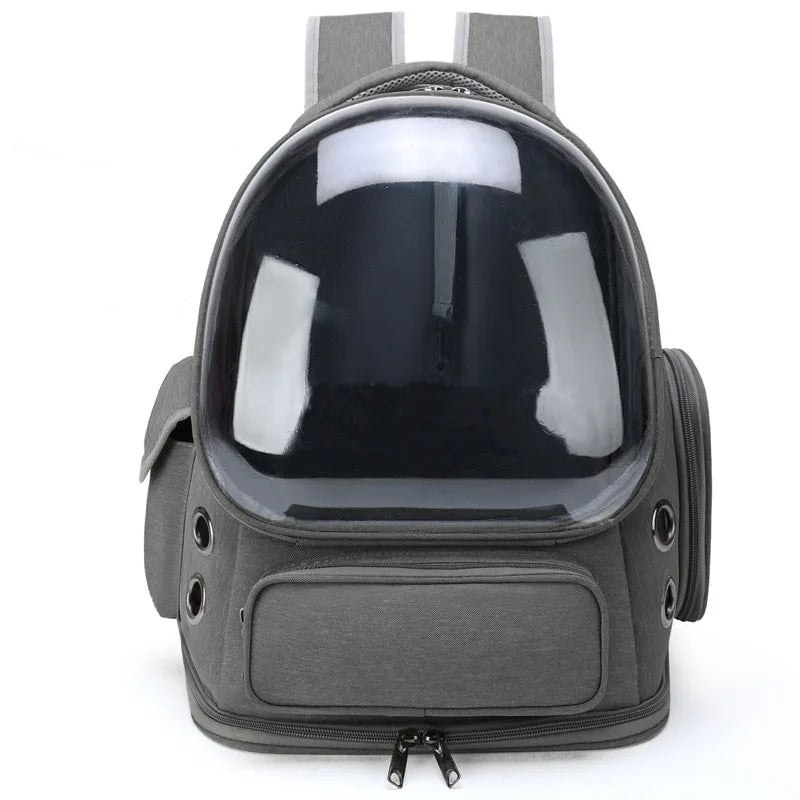 Pet Cat Carrier Bag Outdoor Travel Backpack for Cats Small Dogs Breathable Cat Carrying Bag Pet Supplies Transparent Pi-Mart