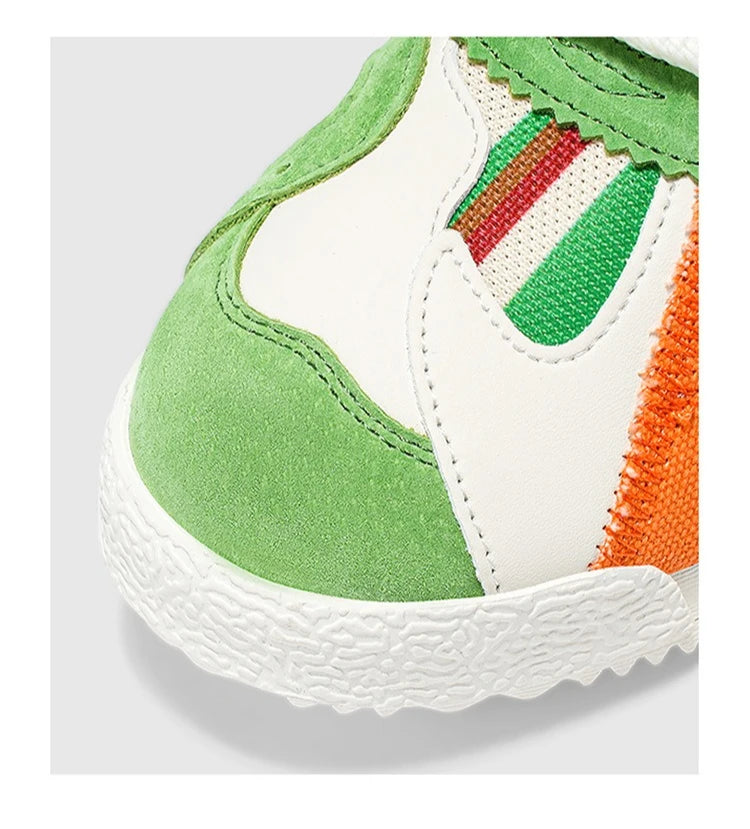 Large Size Men's White Sneakers Autumn Comfortable Non Slip Running Shoes Luxury Soft Sole Fashion Lace Up Outdoor Casual Shoes Pi-Mart