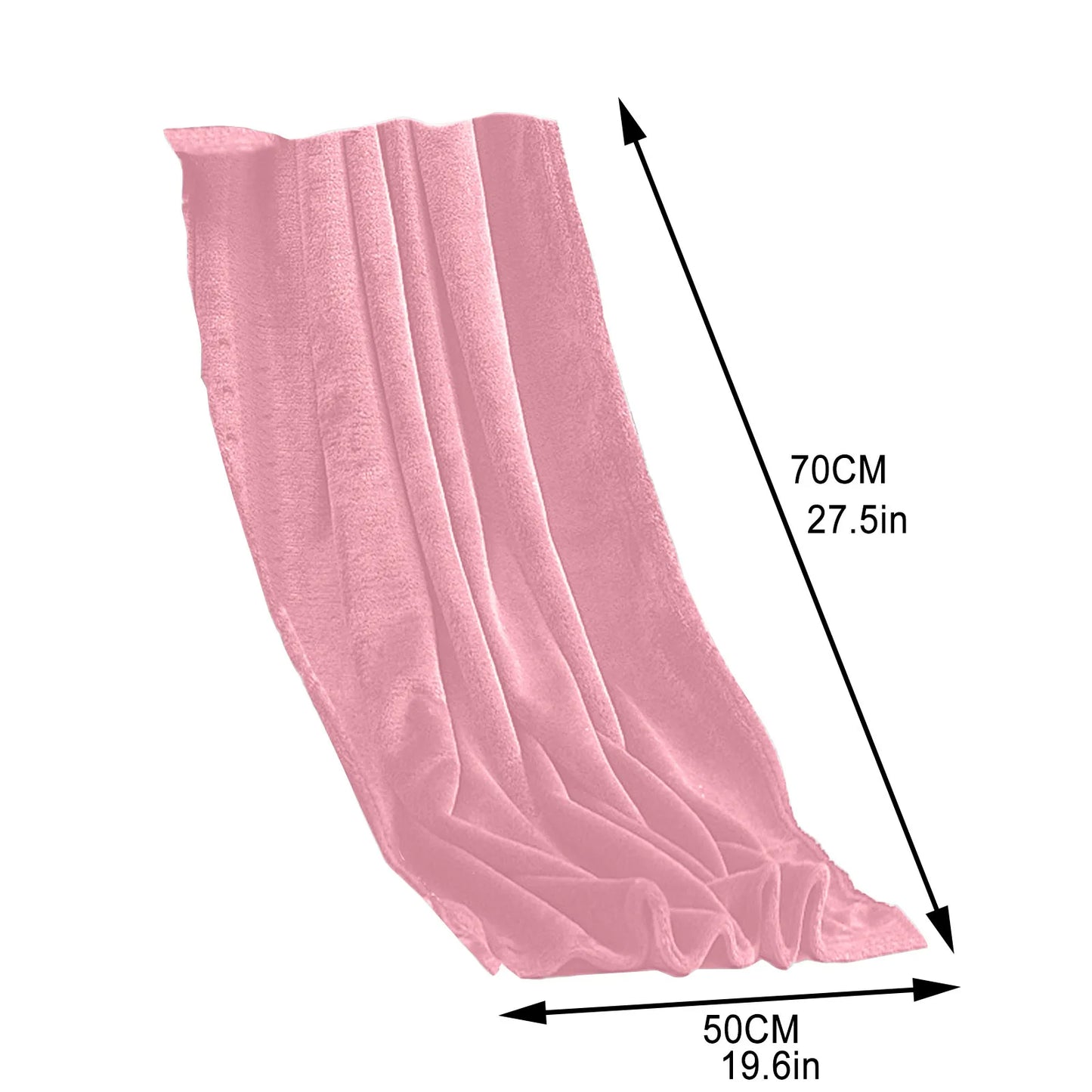 Plain Flannel Coral Blanket Small Fleece Sheet Super Warm Solid Micro Plush Fleece Blanket Throw Rug Sofa Bedding Supplies Pi-Mart