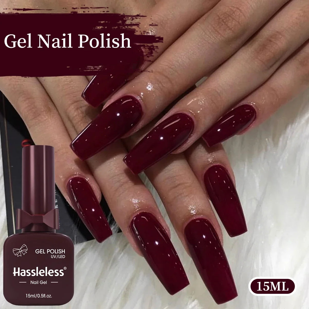 Single-use 15ml gel nail polish, convenient for home or salon manicures, easy to remove. Tri Light Beauty