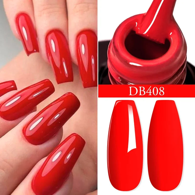 Mtssii 6ML Chocolate Color Gel Nail Polish Brown Semi Permanent UV Gel Autumn Winter Popular Soak Off Nail Art Gel Varnishes Tri Light Beauty