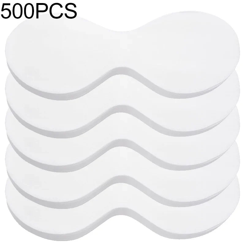 1000/500pcs Cotton Eye Mask Paper Disposable DIY Natural Cotton Eye Paper Essential Product Ultrathin Eye Pads Skin Care Tools Tri Light Beauty