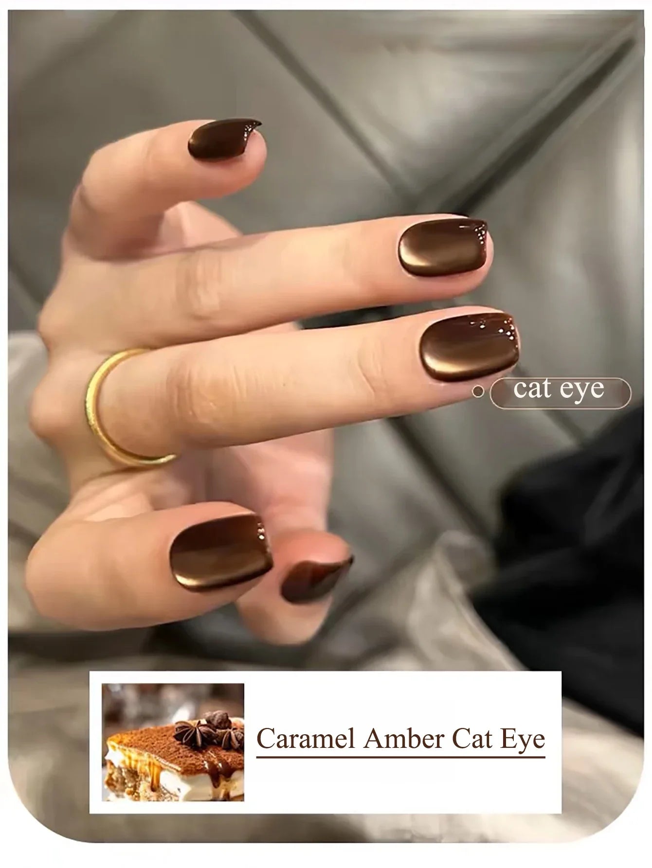 WS Black Glass Cat Magnetic Gel Nail Polish Punk Style Nail Art Manicure Varnis Semi Permanent Gel for Winter Nail Supplies Tri Light Beauty