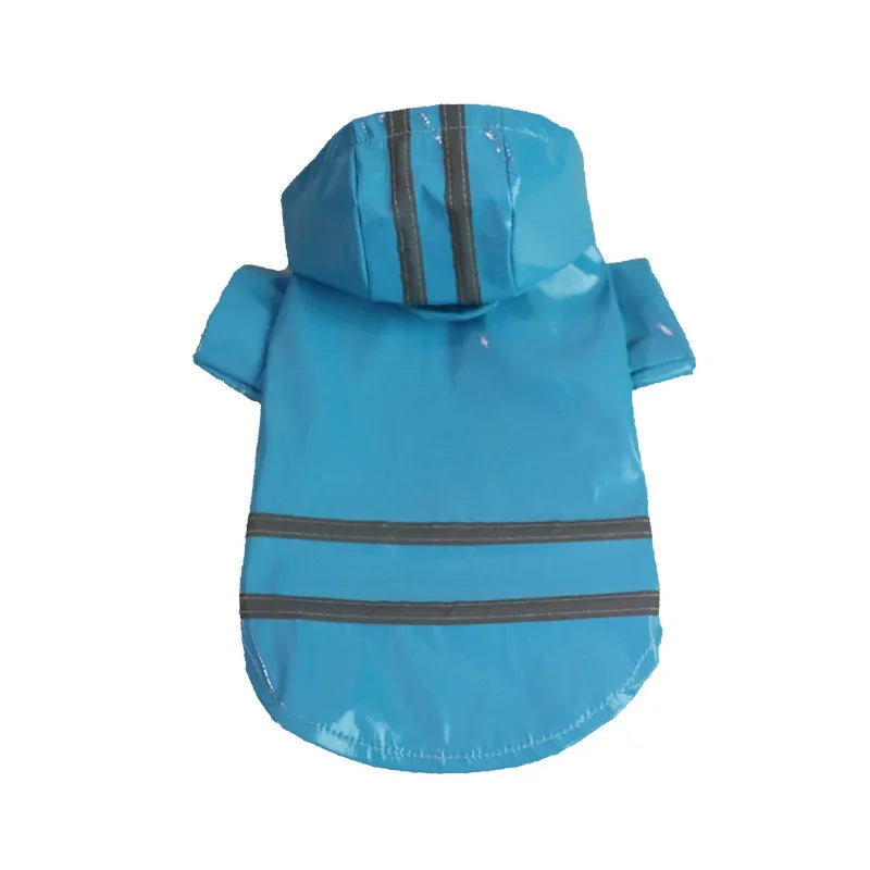 Waterproof Dog Jacket PU Dog Raincoat For Small Dogs Cats Reflective Puppy Raincape Chihuahua Yorkies Raincoat Pet Poncho Pi-Mart