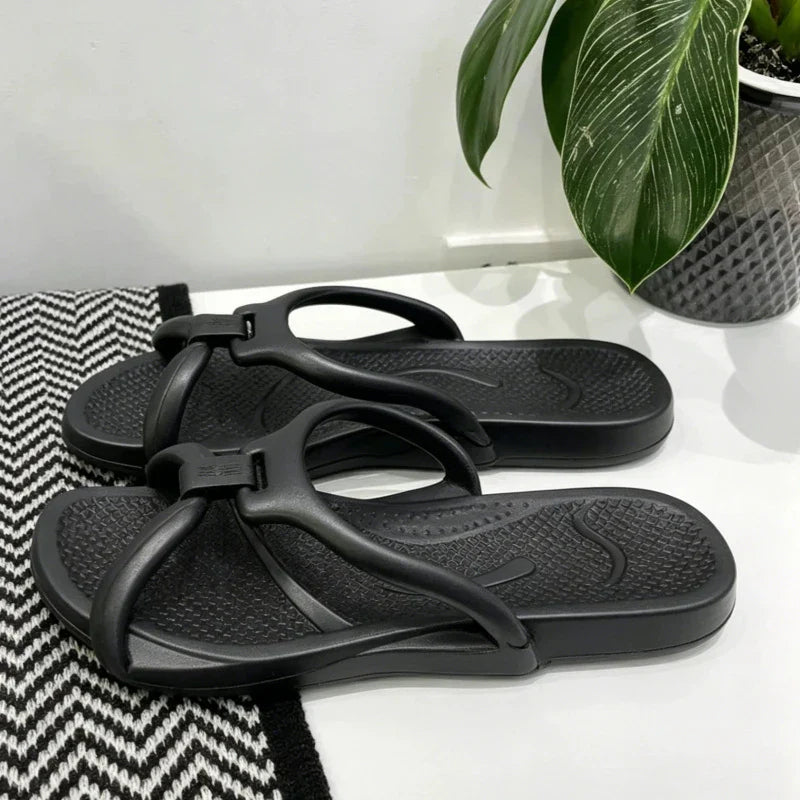 Travel Slippers Foldable EVA Soft Quick Drying Unisex Portable For Hotel Bathroom Shower Men Women LadyShow.Store
