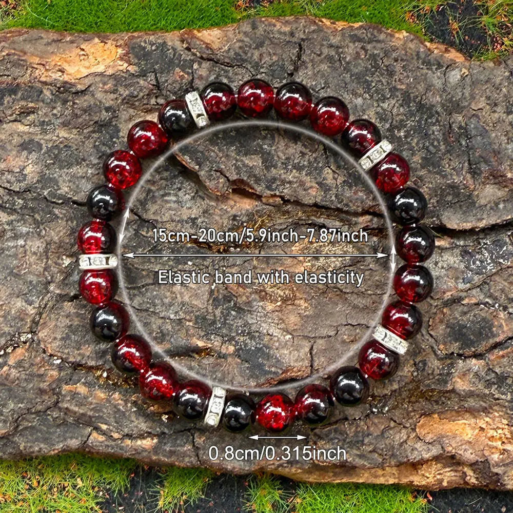 Anti-Anxiety Bohemian Style Bead Bracelet,Stress Reduction,Calming,Maintaining Mental Balance,Strengthening Communication Pi-Mart