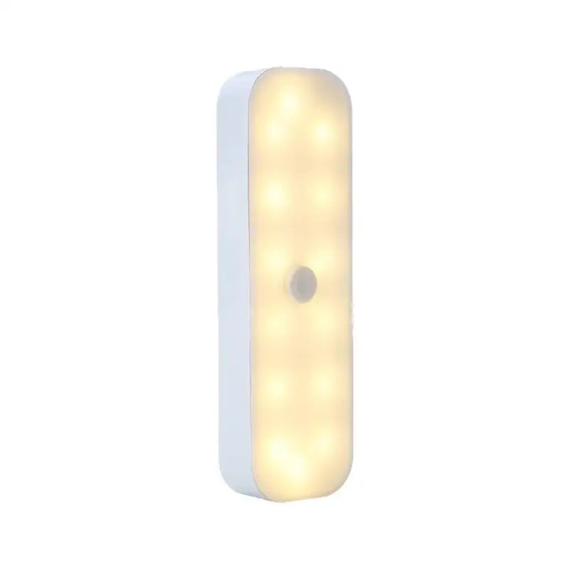 LED Motion Sensor Night Light USB Rechargeable Magnetic Under Cabinet Lighting Wireless Closet Lamp For Kitchen Wardrobe Pi-Mart