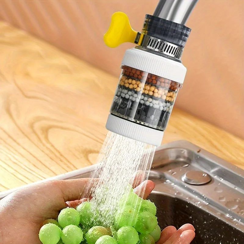 Six-layer Filter Cylindrical Bubbler, Faucet Filter Splash-proof Head Bubbler Pi-Mart