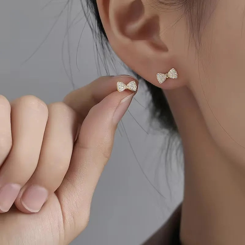 New Fashion Heart Stud Earrings for Women Hypoallergenic Screw Cartilage Helix Earring Girls Piercing Accessories Jewelry Gifts Pi-Mart