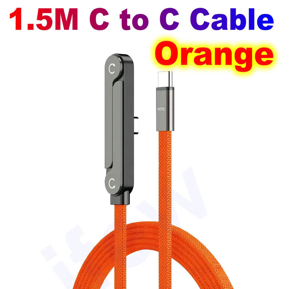 USB Type C Flat Phone Charger Fast Charging Cable C Kick Cable Stand Invisible Support Foldable Holder Charge Bracket For iPhone Pi-Mart