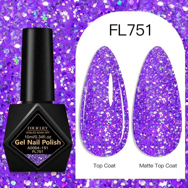 10ml Gel Nail Polish 162 Colors Nail Supplies Vernis Semi Permanent Nail Art Manicure Soak Off LED UV Gel Nail Varnishes Summer Tri Light Beauty
