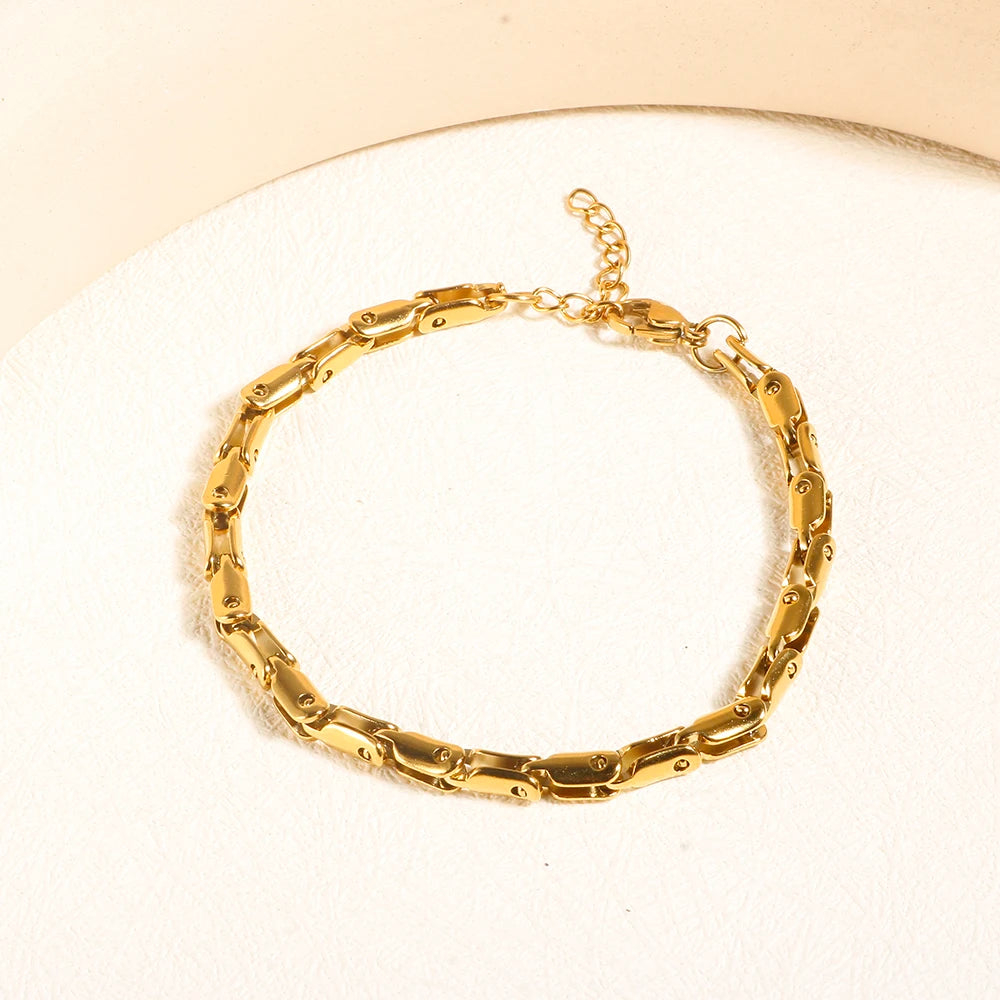 Stainless Steel Bohemian Style Personalized Anklet Pi-Mart