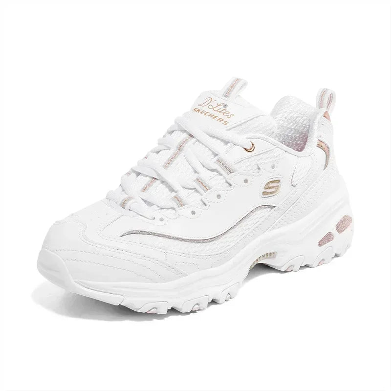 Skechers Shoes for Women D‘LITES Classic Dad Shoes Casual Comfortable Breathable Female Chunky Sneakers skerchers para mujeres Pi-Mart