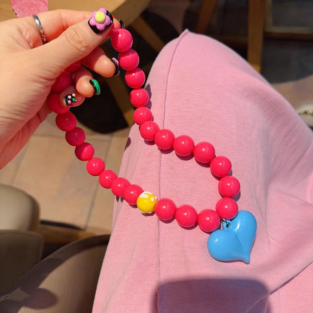 Fashionable Summer Pendant Necklace Simple And Elegant Bracelet Sweet Necklace New Heart-Shaped Jewelry Accessory Pi-Mart